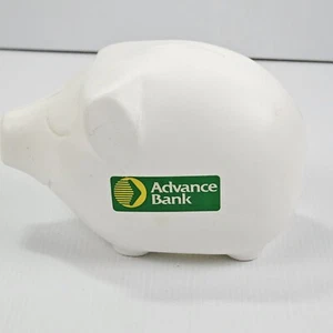 Advance Bank - New South Wales Savings Bank Vintage Money Box White Piggy Rare!! - Picture 1 of 5