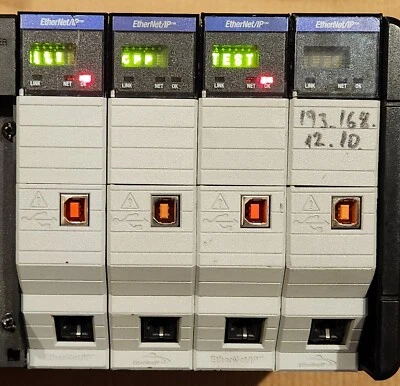 Allen-Bradley 1756-EN2T/D 1756EN2T- Cuatro unidades - *PIEZA/PARA REPUESTOS* Foto 1 de 4