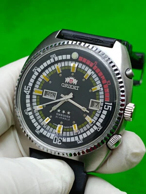 vintage Orient KING DIVER Watch 21 JEWELS Automatic Day / Date Indicator - Image 1 of 4