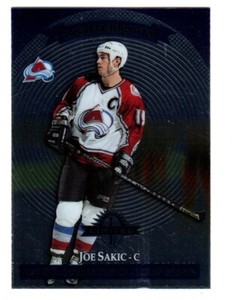 1997-98 Donruss Limited #36 Joe Sakic Bernie Nicholls AVALANCHE SHARKS