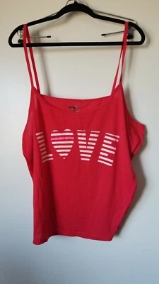 Conjunto de camiseta sin mangas y pantalones cortos Joe Boxer talla 3 rojo/rosa Foto 1 de 4