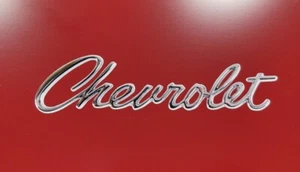 Vintage Chevrolet Chevy Camaro Chevelle script badge sticker sticker stickal - Imagen 1 de 2