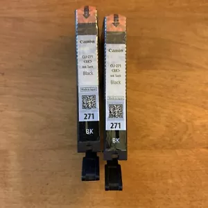 Canon CLI-271 Black Printer Ink. Brand New.- QTY 2 - Picture 1 of 2