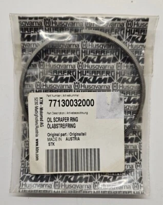 NUEVO ANILLO RASPADOR DE ACEITE GENUINO KTM 250SX-F/250EXC-F 2006-2012 77130032000 Foto 1 de 2