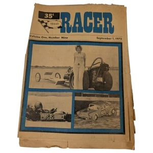 Texas Racer Magazine Settembre 1977 Drag Racing Magazine Volume 1 Numero 9 - Foto 1 di 2