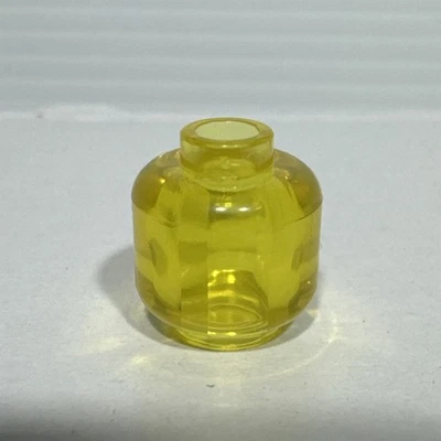LEGO Head 3626 Transparent Yellow Plain Minifigure Head x20 - image 1 of 3
