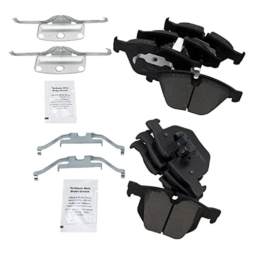 Front & Rear Brake Pads Ceramic Compatible with 2009-2011 BMW 335d 2007-2013 Foto 1 de 3