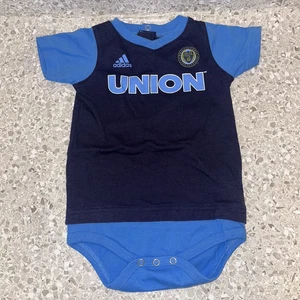 Adidas Philadelphia Union MLS Fútbol 1 Pieza Camiseta Algodón 18 Meses - Imagen 1 de 8