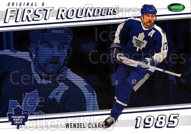 2003-04 Parkhurst Original Six Toronto Maple Leafs Inserts #16 Wendel Clark - Image 1 of 1