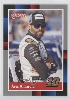 2021 Panini Donruss NASCAR Retro 1988 Silver Aric Almirola #134 - Image 1 of 2