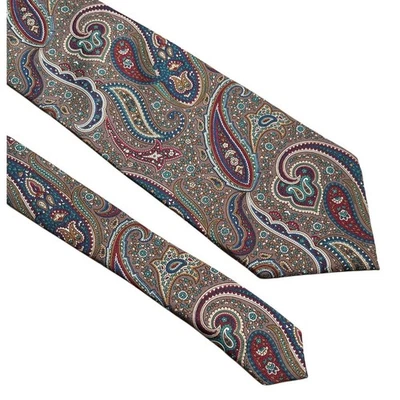 Corbata de cachemira de seda Wembley de colección ancha 4" hecha en EE. UU. ancho años 70 WPL 1470 RARA Foto 1 de 4