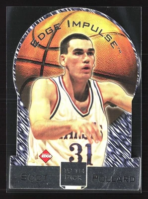 1997 Collectors Edge Impulse Die-Cut Scot Pollard No19 - Изображение 1 из 2