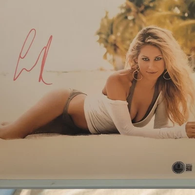 Anna Kournikova ¡Lo último! Foto autografiada firmada sexy tenis 8x10 Beckett BAS certificado de autenticidad Foto 1 de 3