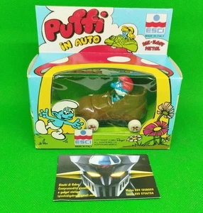 PUFFI IN AUTO Die-Cast Metal by ESCI Made in Italy art. 0003, 1983 Peyo, NEW MIB - Picture 1 of 11