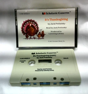 Scholastic Hörbuch auf Kassette ~ IT'S THANKSGIVING ~ Jack Prelutsky ~ 1987 - Bild 1 von 3