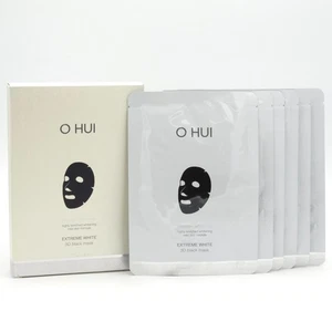 O HUI Extreme White 3D Black Mask 27g x 6ea Whitening K-Beauty - Picture 1 of 6
