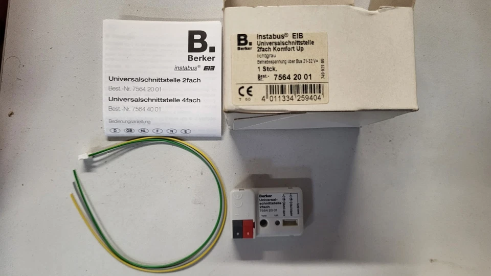 Berker Instabus EIB Universalschnittstelle 2fach Komfort Up | 75642001 OVP - Bild 1 von 1