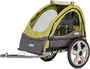 Remolque para 2 bicicletas Sync and Take para niños, opciones de asiento individual y doble, 5 puntos H - Imagen 1 de 12