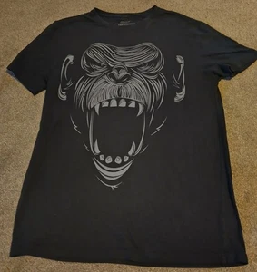 Onnit Academy Gorilla crew neck T-shirt size M vtg black - Picture 1 of 5
