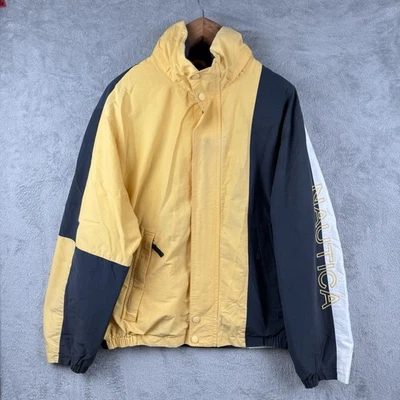 Chaqueta de vela cortavientos Nautica Colorblock para hombre XL N 83 Yacht Gorpcore de colección años 90 Foto 1 de 4