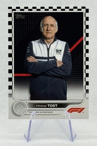 Franz Tost 2022 Topps Formula 1 Checker Flag #105 Scuderia Alphatauri - Picture 1 of 2
