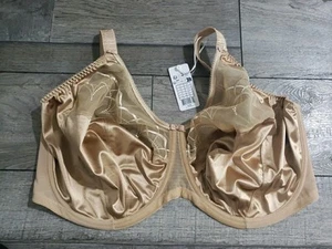 Elomi Cate Embroidered Full Cup Banded Underwire Bra 4030, US 38O, UK 38K - Picture 1 of 10