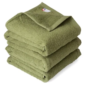 oruta Imabari Face Towels 3-Pack , Quick Dry, Thin, Soft,100% Cotton  (Khaki) JP - Picture 1 of 9