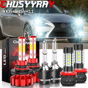 For 2011-2015 Lexus IS250 IS350 LED HID Faros Altos/Bajos +Bombillas antiniebla - Picture 1 of 16