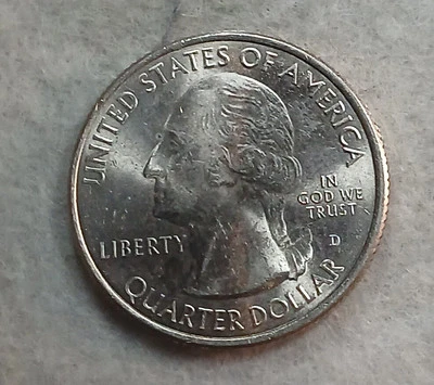 2015  D washington quater Lousiana . Kisatchie with die errors. High grade coin. - Image 1 of 4