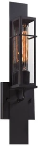 Eurofase Muller 19"H Bronze Ripple Glass Outdoor Wall Light - Picture 1 of 1