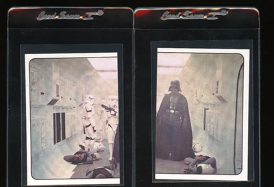 1977 Panini Star Wars Stickers 145 146 Darth Vader - Image 1 of 2