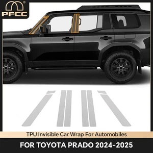 B Pillars Precut Paint Protection For Toyota Land Cruiser LC250 Prado 2024-UP - Picture 1 of 15