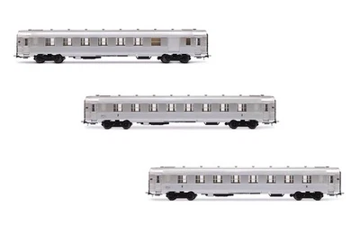 JOUEF HJ4175 COFFRET 3 VOITURES DEV INOX COURTES SNCF NEUF EN BOITE - Photo 1/4