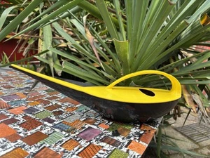 Rare 60's Klaus Kunis Indoor Watering Can Yellow and black fair condition - Picture 1 of 9