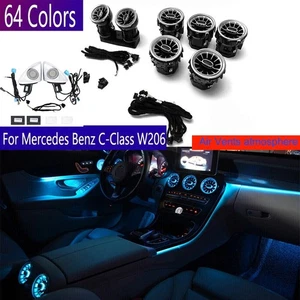 64Color Tweeter LED Ambient Light For Mercedes Benz c200 c300 W206 speaker 2022+ - Bild 1 von 15