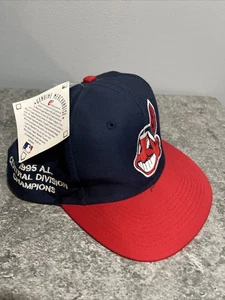 Vintage Cleveland Indians Stadium 1995 A.L. Campioni Divisione Centrale Nuove Etichette - Foto 1 di 8