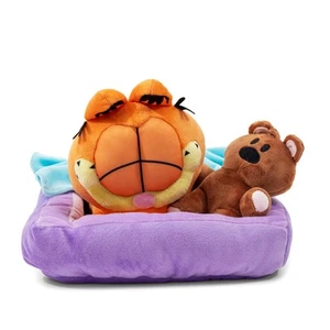 Garfield Sleeping With Pookie 7-Inch Collector Plush - Picture 1 of 8