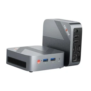Mini PC W-11, Mini-PC with Intel CPU N150(up to 3.6GHz), 16 GB DDR4 RAM Silver - Picture 1 of 7