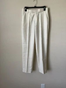 Calvin Klein Youth Cream Flat Front Regular Classic Dress Pants s 20 - Picture 1 of 9