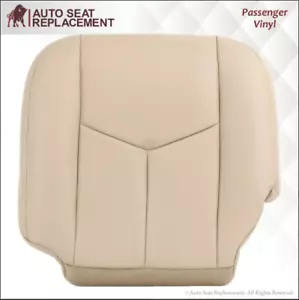 2003 2004 2005 2006 Chevy Tahoe Suburban LS LT Passenger Seat Cover Light Tan - Picture 1 of 8