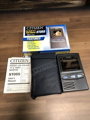Vintage CITIZEN ST055 2.2" Color TV & Video Monitor - Image 1 of 4