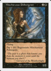 4x Mischievous Poltergeist - LP - 6th Edition - SPARROW MAGIC mtg - Picture 1 of 1