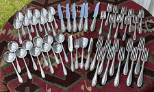 LEONORE by Manchester Sterling Silver Flatware 50 pieces Vintage