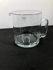 Vintage Dansk Krosnos Poland Glass Pitcher 8x6x6.5 - Picture 1 of 6