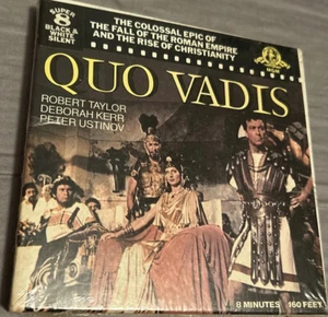 ¡Todavía en plástico! Super 8 Quo Vadis. Silencioso súper raro, blanco y negro - Imagen 1 de 2
