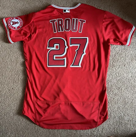 Los Angeles Angels Mike Trout Nike Authentic Jersey NWT Cover
