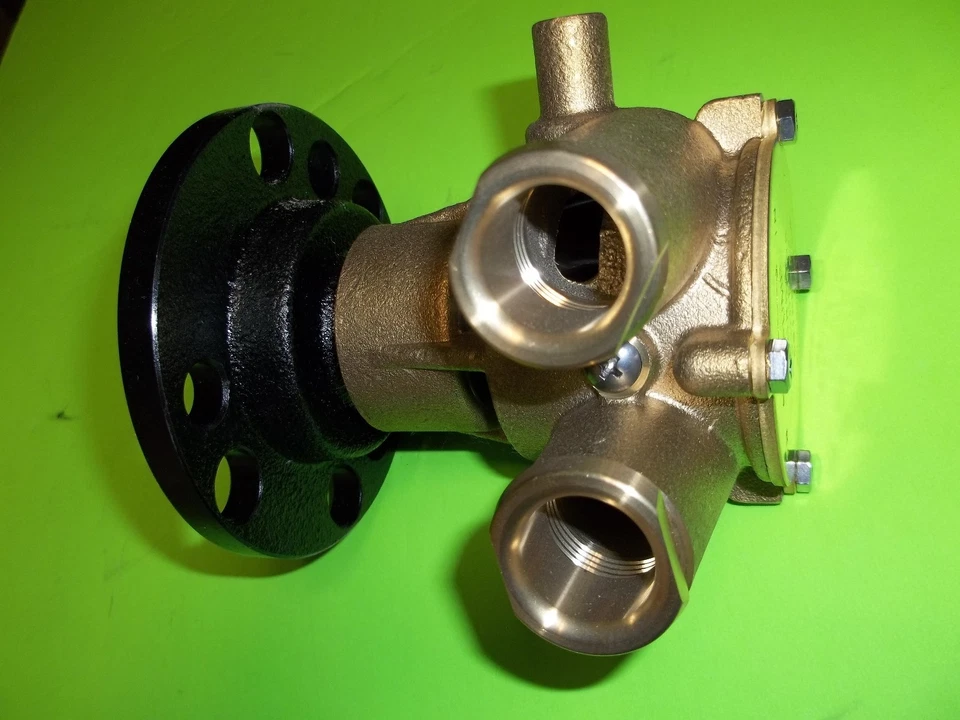 VOLVO PENTA AQ WATER PUMP 1979-1993 857451 JOHNSON F6B-9 CRANK MOUNTED SEA RAW - Image 1 of 1