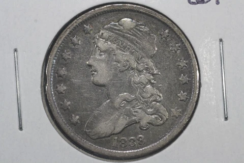 1838 Capped Bust Quarter, Choice Very Fine Cover