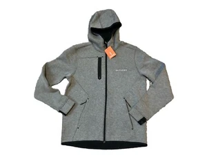 Elevate Jacke Herren klein grau Reforge Logo durchgehender Reißverschluss Taschen Kapuze Daumenlöcher - Bild 1 von 18