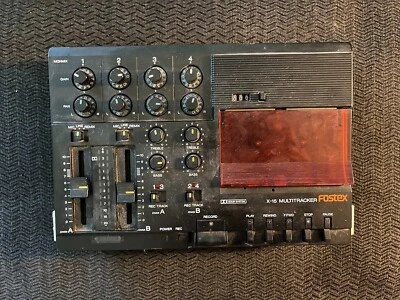 Fostex X-15 4-Track Cassette Recorder • No Power Supply • FOR PARTS ONLY - Image 1 of 4